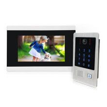 Super store hot sell 4wire touch screen video porteiro sistema controle remoto da porta da garagem